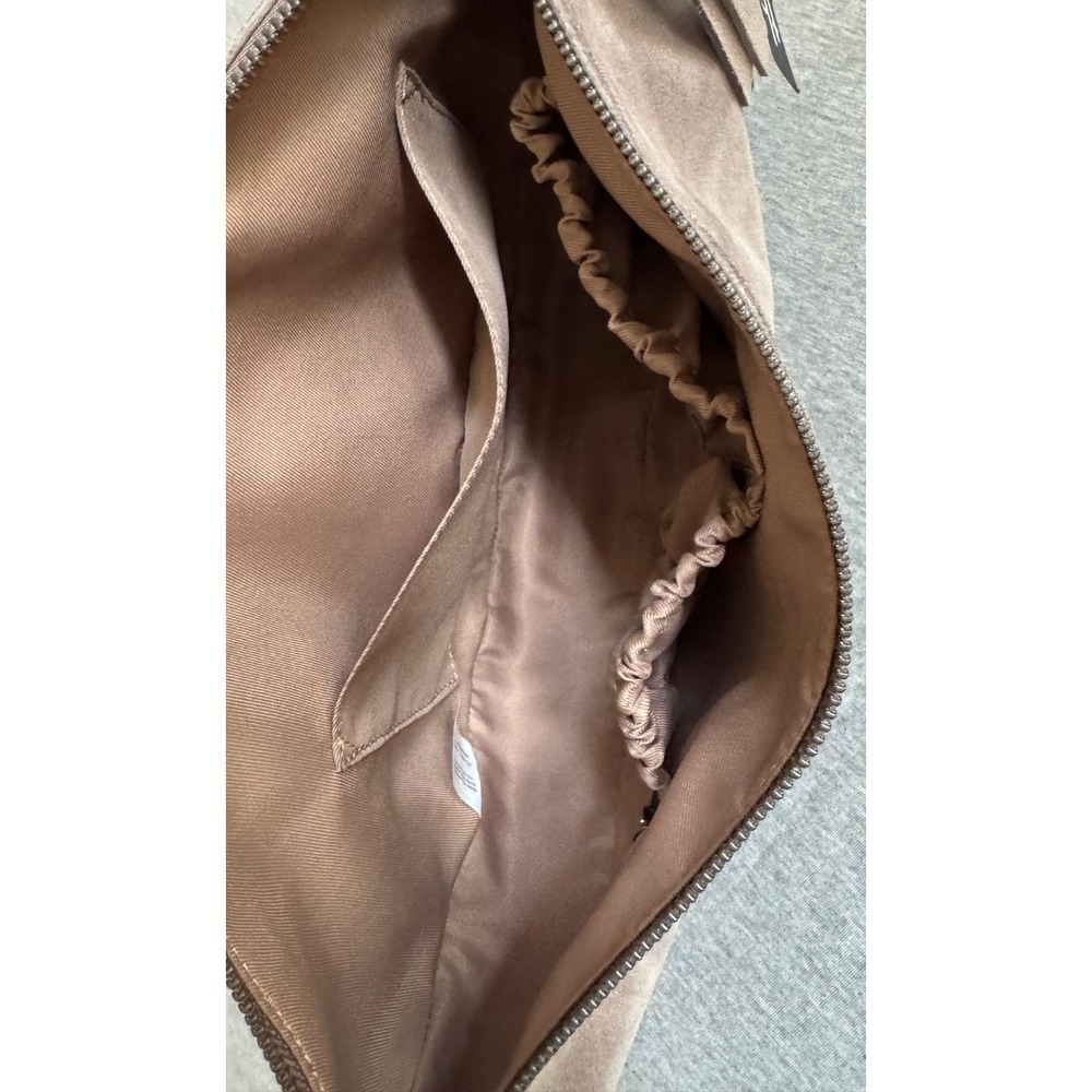 The Sak Suede Saddle Crossbody Bag in Taupe Brown - Picture 12 of 16